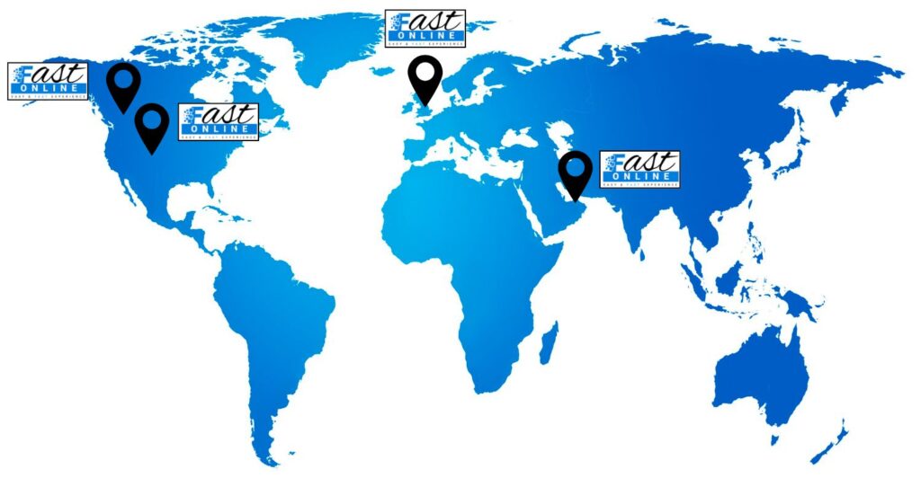 Fast Online - World Map