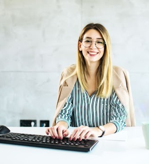 women smiling